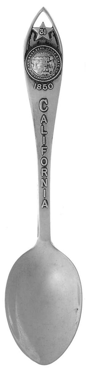 Statehood Seal Spoons (Sterling) California - No Box by Bell Trading Post-1