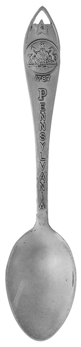 Statehood Seal Spoons (Sterling) Pennsylvania - No Box by Bell Trading Post-1