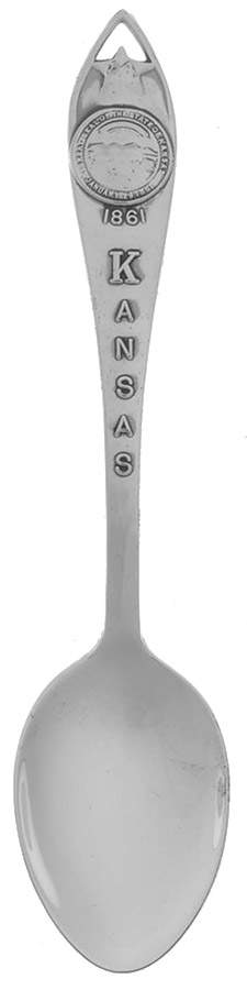 Statehood Seal Spoons (Sterling) Kansas - No Box by Bell Trading Post-1