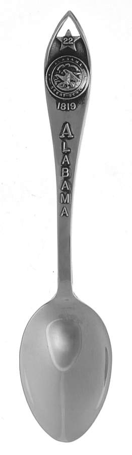 Statehood Seal Spoons (Sterling) Alabama - No Box by Bell Trading Post-1