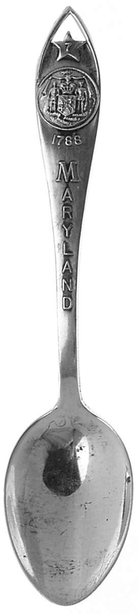 Statehood Seal Spoons (Sterling) Maryland - No Box by Bell Trading Post-1