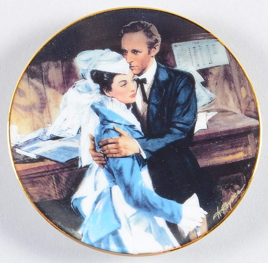Gone With the Wind-Golden Memories A Question Of Honor - No Box by Bradford Editions-1