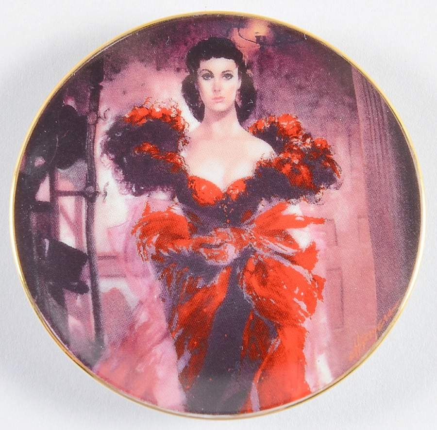 Gone With the Wind-Golden Memories Scarlett's Resolve - No Box by Bradford Editions-1