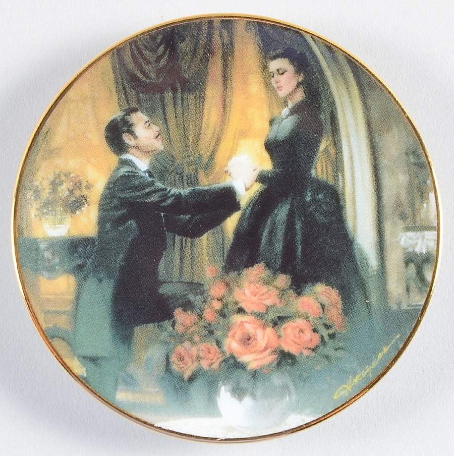 Gone With the Wind-Golden Memories The Proposal - No Box by Bradford Editions-1