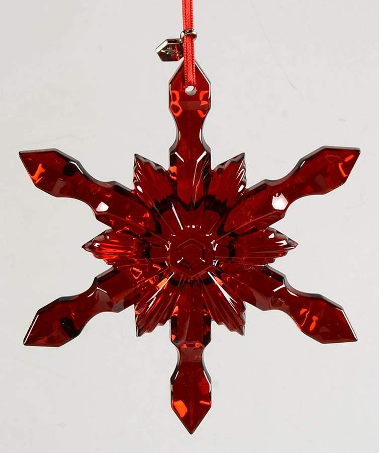 Snowflakes Snowflake-Red - Boxed by Baccarat-1