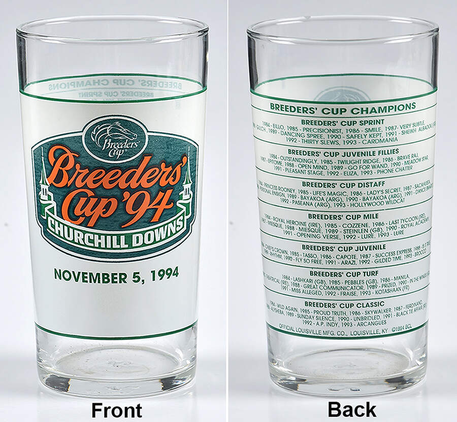 Breeders' Cup Winner's Glass 1994 - Breeders Cup Glass - No Box by Breeders Cup-1
