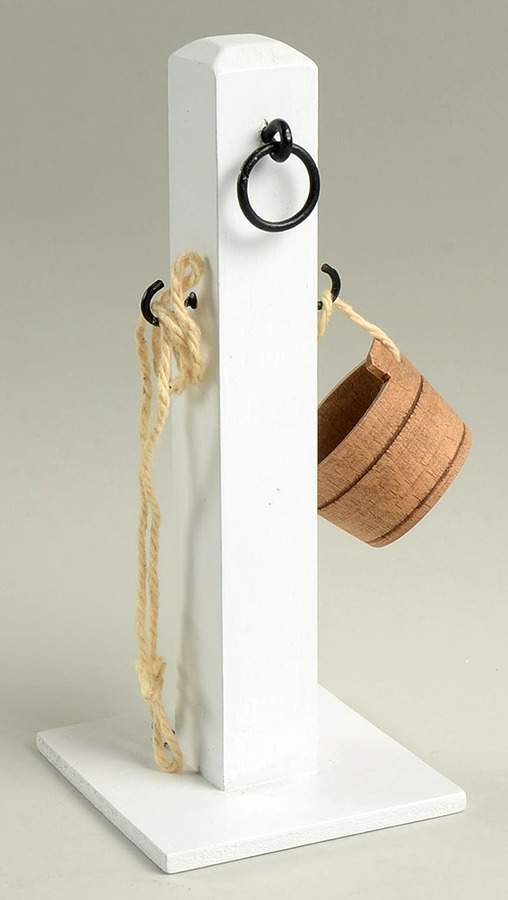 Accessories Hitching Post With Bucket - No Box by Byers' Choice Ltd-1