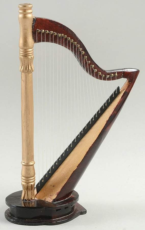 Accessories Harp-Brown - No Box by Byers' Choice Ltd-1