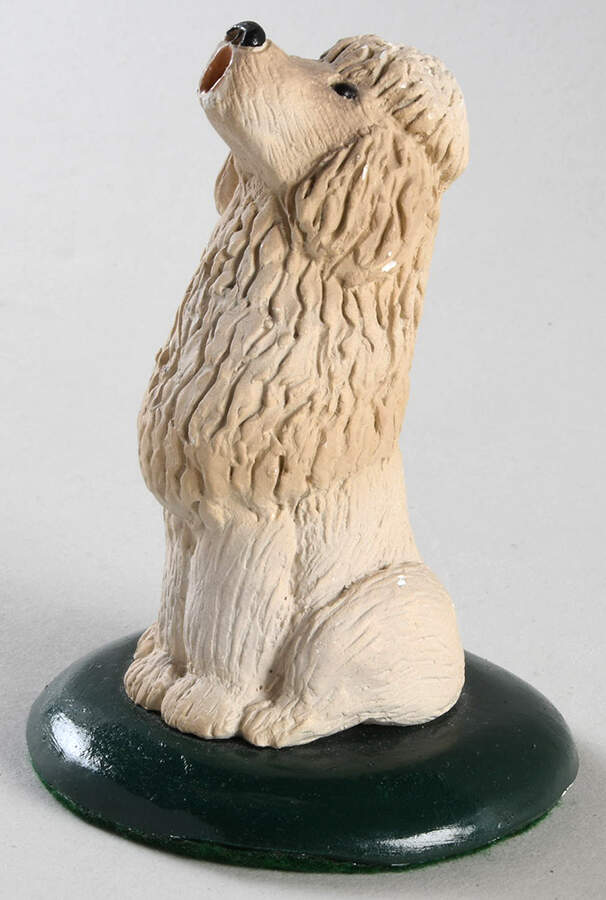 Singing Dogs Poodle-Tan - No Box by Byers' Choice Ltd-1