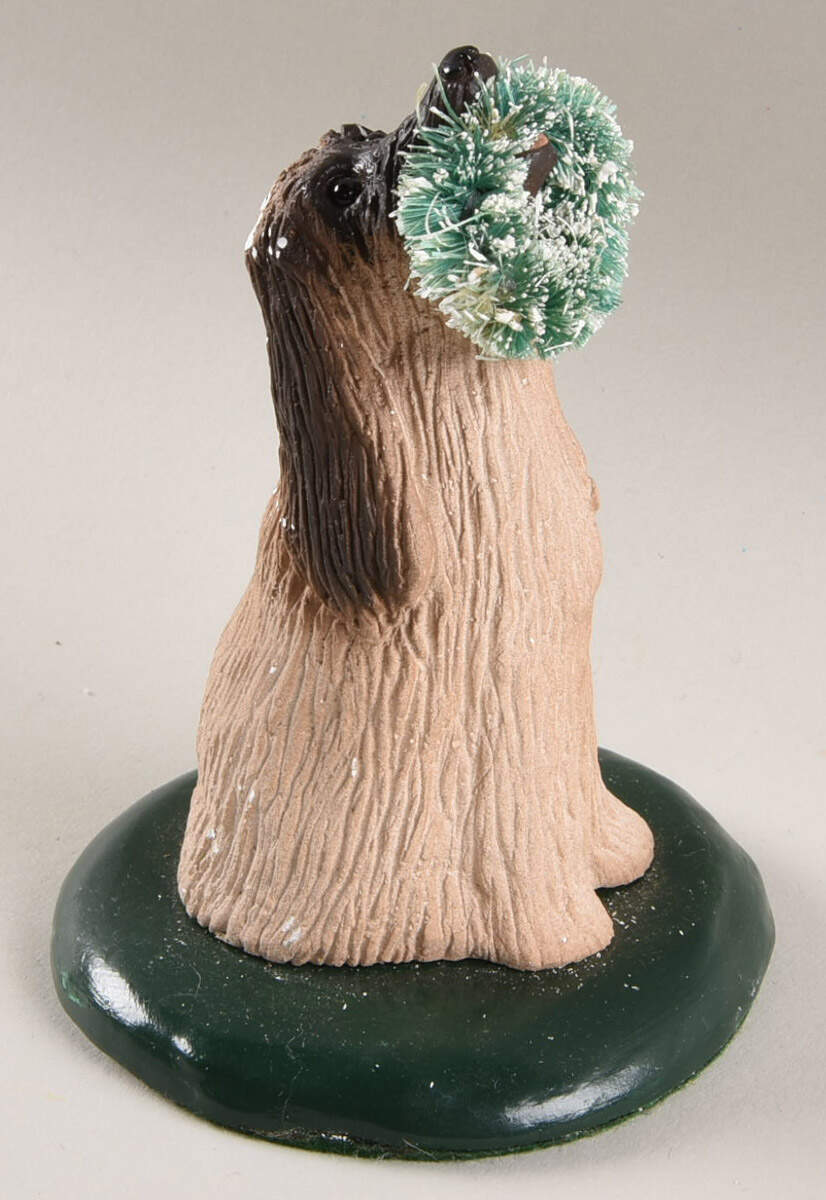 Singing Dogs Dog With Wreath - No Box by Byers' Choice Ltd-1