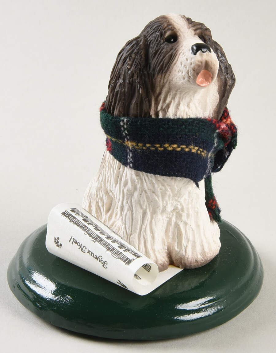 Singing Dogs Springer Spaniel W/ Plaid Scarf - No Box by Byers' Choice Ltd-1