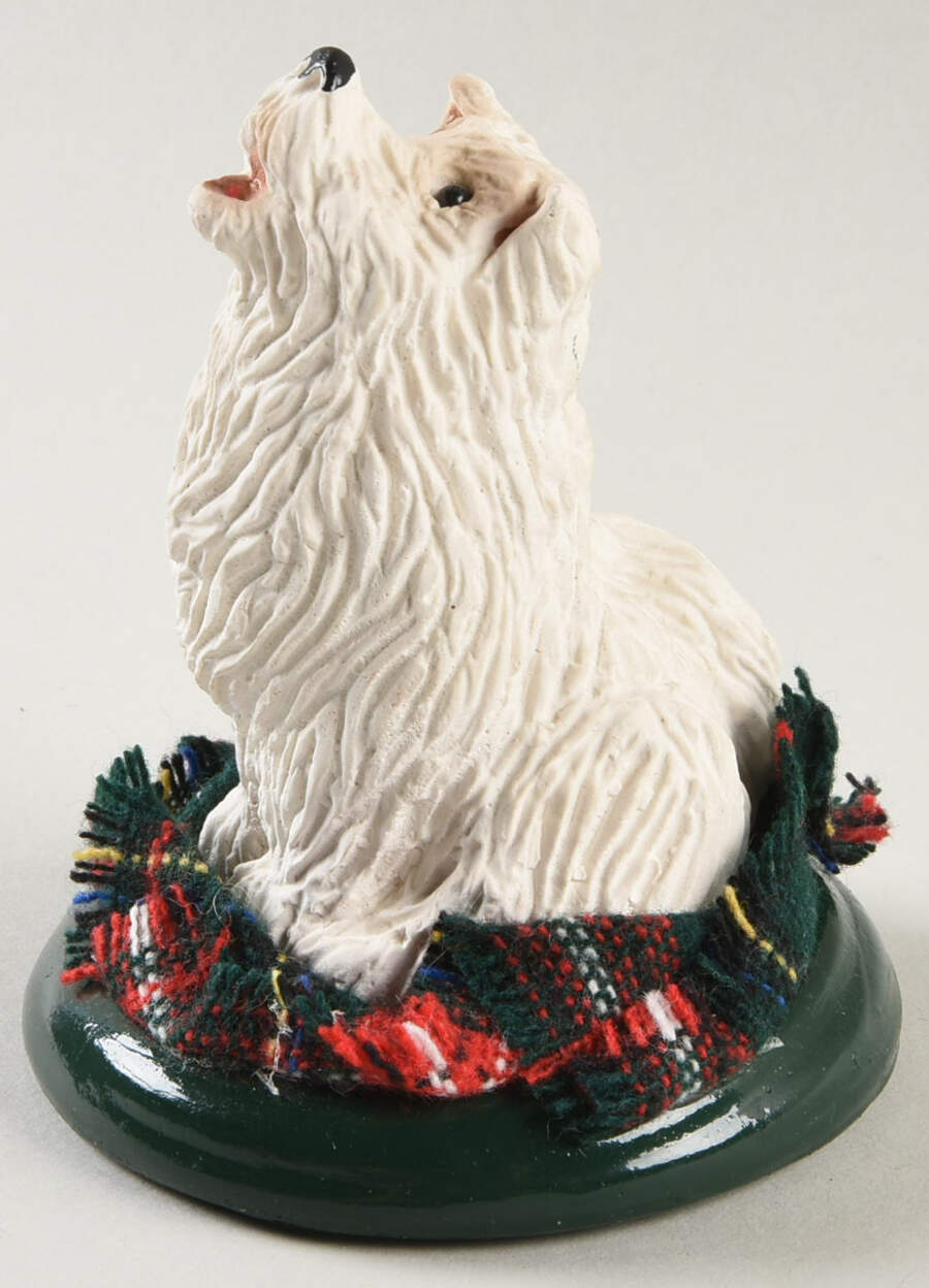 Singing Dogs West Highland With Scarf - No Box by Byers' Choice Ltd-1