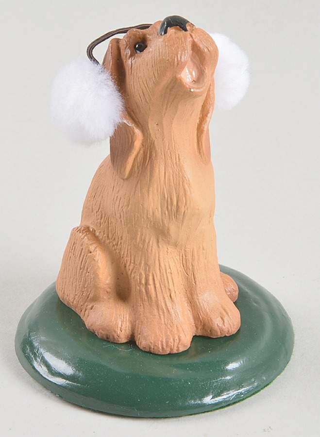 Singing Dogs Bloodhound With White Earmuffs - No Box by Byers' Choice Ltd-1