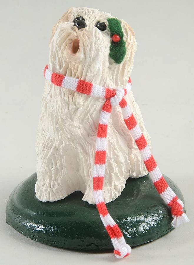 Singing Dogs Terrier With Red & White Scarf - No Box by Byers' Choice Ltd-1