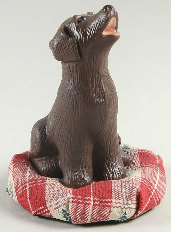Singing Dogs Chocolate Labrador - No Box by Byers' Choice Ltd-1