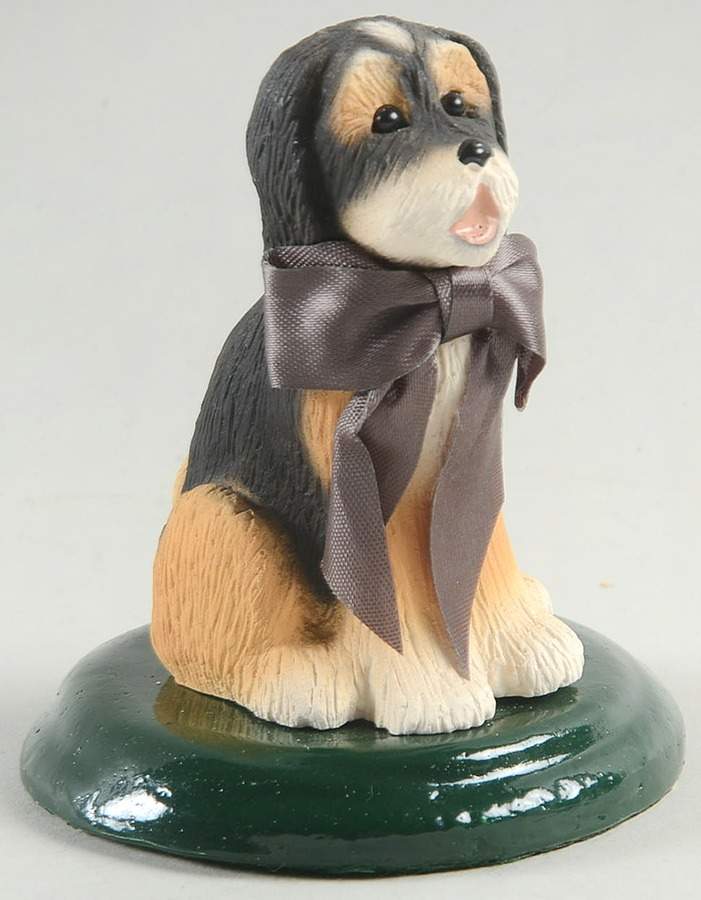 Singing Dogs Dog With Black Bow - No Box by Byers' Choice Ltd-1