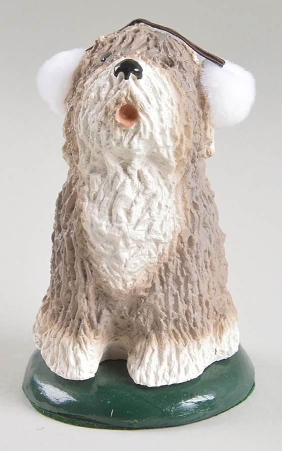 Singing Dogs Old English Sheepdog With Ear Muffs - No Box by Byers' Choice Ltd-1