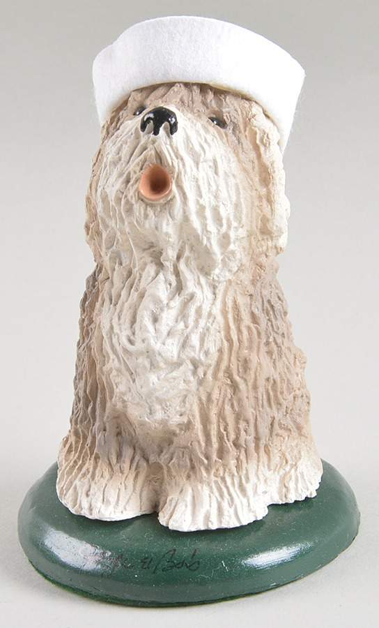 Singing Dogs Old English Sheepdog With Sailor Hat - No Box by Byers' Choice Ltd-1