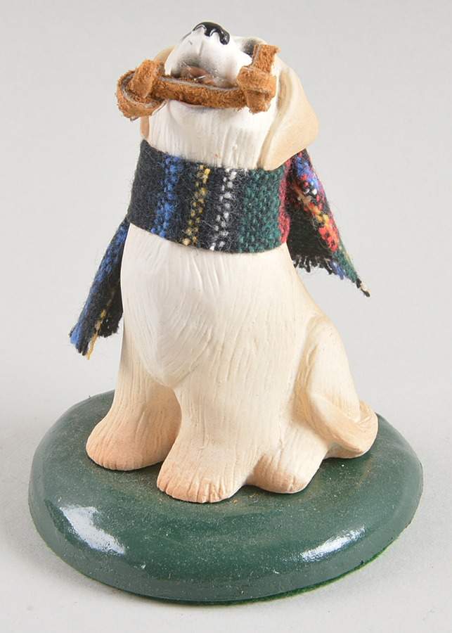 Singing Dogs Yellow Labrador With Bone - No Box by Byers' Choice Ltd-1