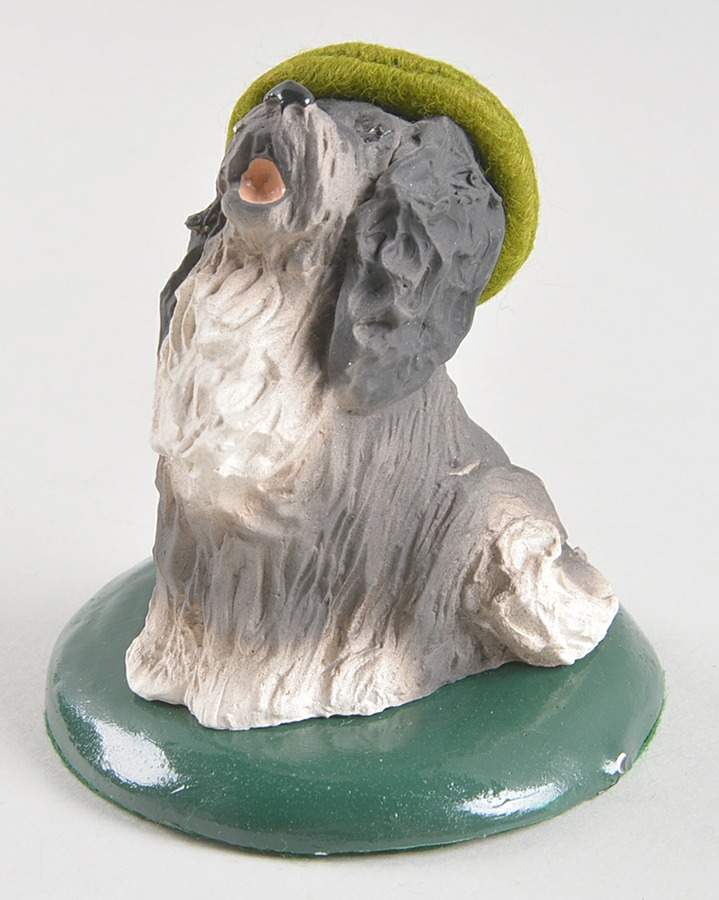 Singing Dogs Dog With Green Hat - No Box by Byers' Choice Ltd-1