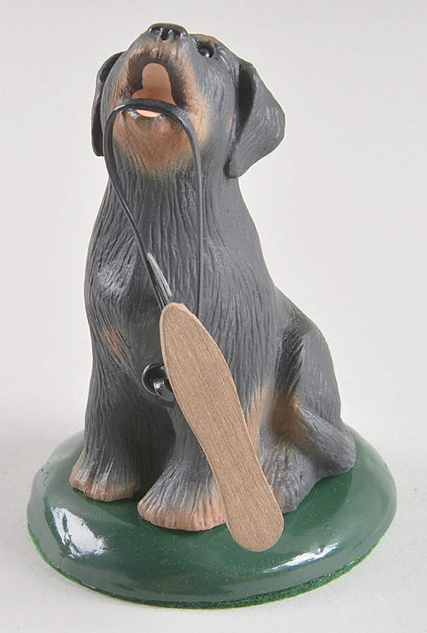 Singing Dogs Rottweiler With Skates - No Box by Byers' Choice Ltd-1