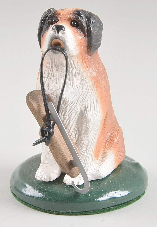 Singing Dogs Saint Bernard With Skates - No Box by Byers' Choice Ltd-1
