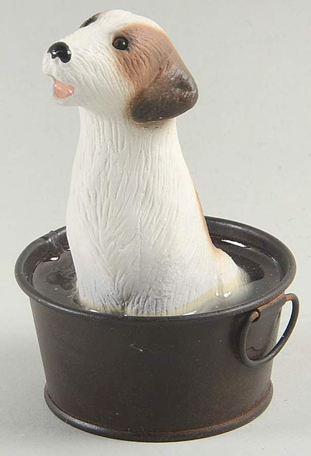 Singing Dogs Dog In Wash Bucket - No Box by Byers' Choice Ltd-1