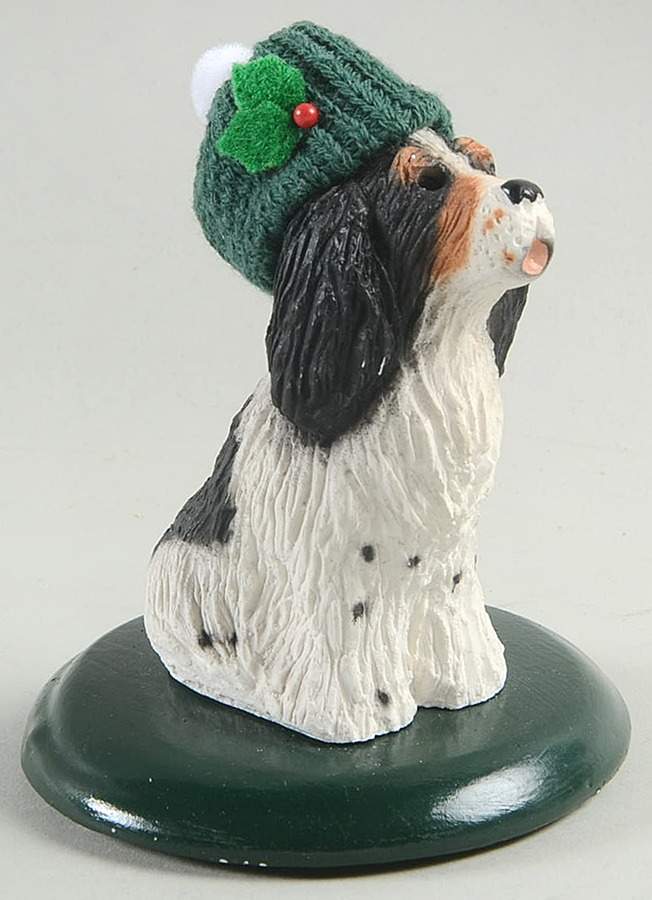 Singing Dogs Springer Spaniel With Green Hat - No Box by Byers' Choice Ltd-1