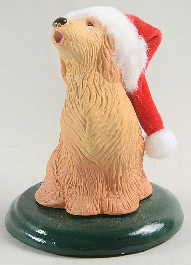 Singing Dogs Golden Retriever With Santa's Hat - No Box by Byers' Choice Ltd-1