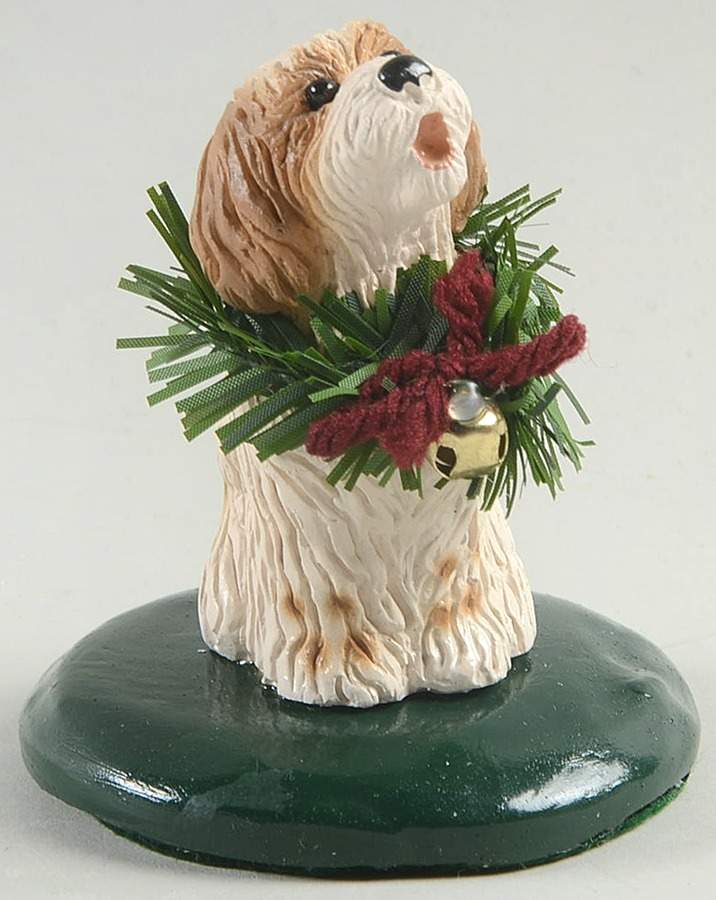 Singing Dogs English Setter With Wreath - No Box by Byers' Choice Ltd-1