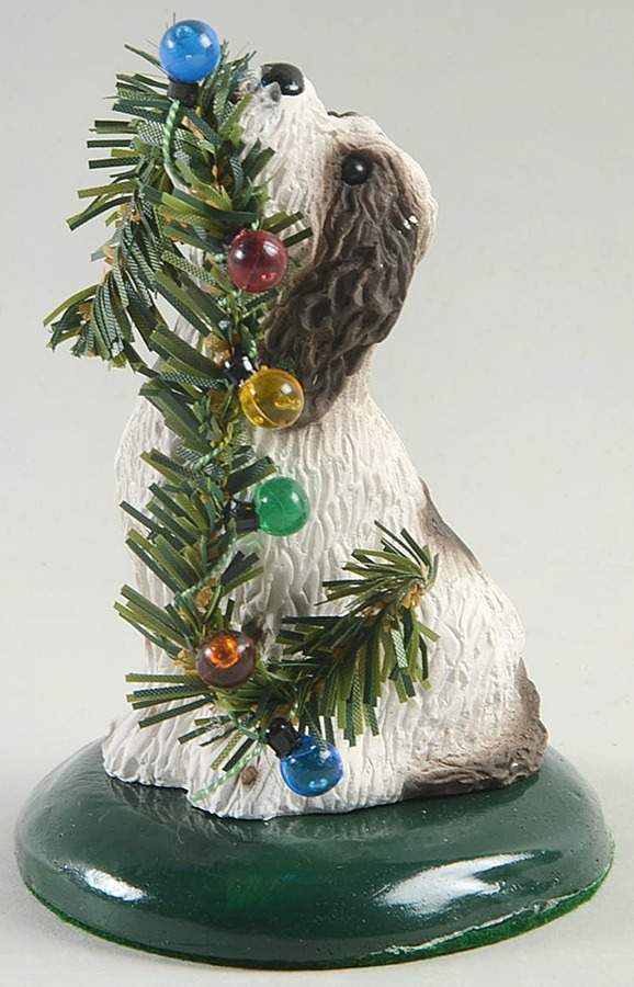 Singing Dogs English Setter With Garland - No Box by Byers' Choice Ltd-1