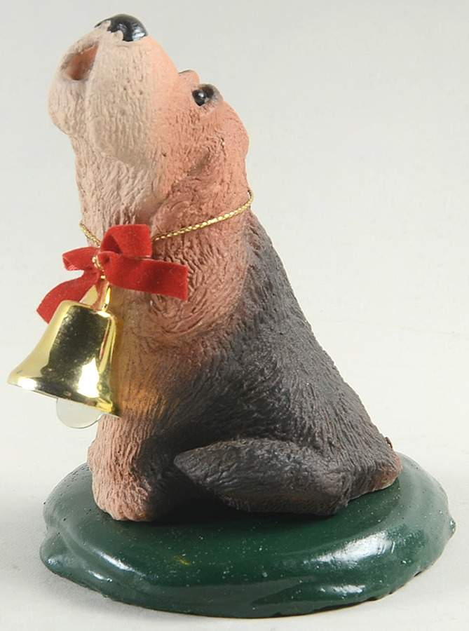 Singing Dogs Bloodhound With Bell - No Box by Byers' Choice Ltd-1
