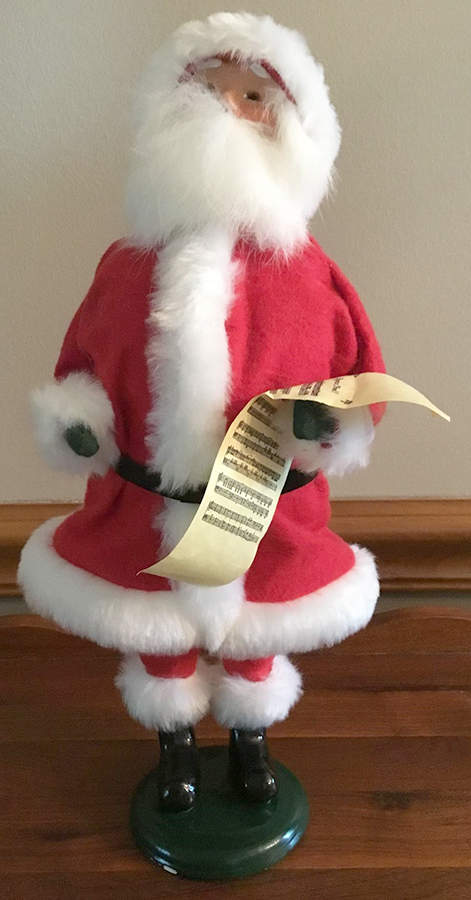 Santa & Mrs Claus Santa With Music - No Box by Byers' Choice Ltd-1