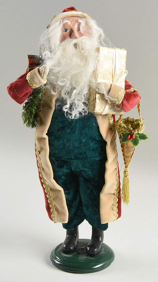 Santa & Mrs Claus Crimson Santa - No Box by Byers' Choice Ltd-1