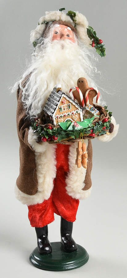 Santa & Mrs Claus Gingerbread Santa - No Box by Byers' Choice Ltd-1