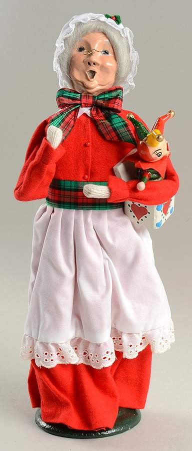 Santa & Mrs Claus Mrs Claus With Toy - No Box by Byers' Choice Ltd-1