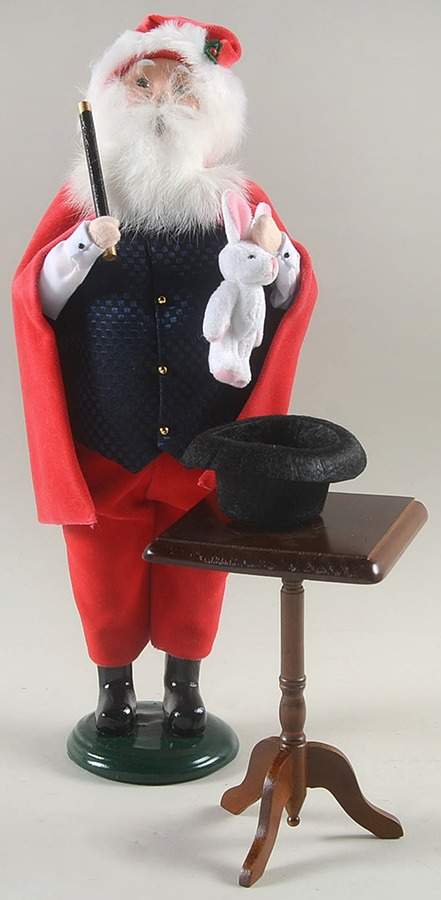 Santa & Mrs Claus Magician Santa With Stand - No Box by Byers' Choice Ltd-1