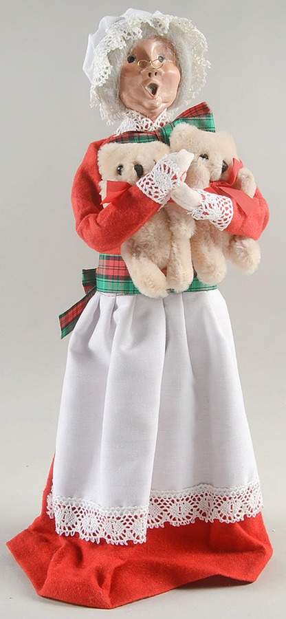 Santa & Mrs Claus Mrs Claus With Teddy Bears - No Box by Byers' Choice Ltd-1