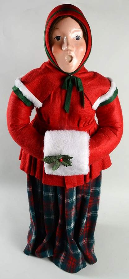 Fireside Display Woman With Muff - No Box by Byers' Choice Ltd-1