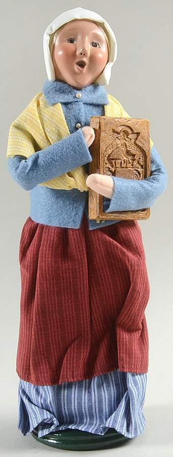 Children of the World Dutch Family-Woman With Cookie Mold - No Box by Byers' Choice Ltd-1