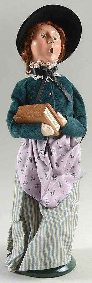 Yankee Candle Company Exclusives Woman With Bayberries-Purple Apron - No Box by Byers' Choice Ltd-1