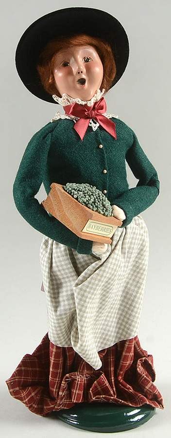 Yankee Candle Company Exclusives Woman With Bayberries-Red Skirt - No Box by Byers' Choice Ltd-1