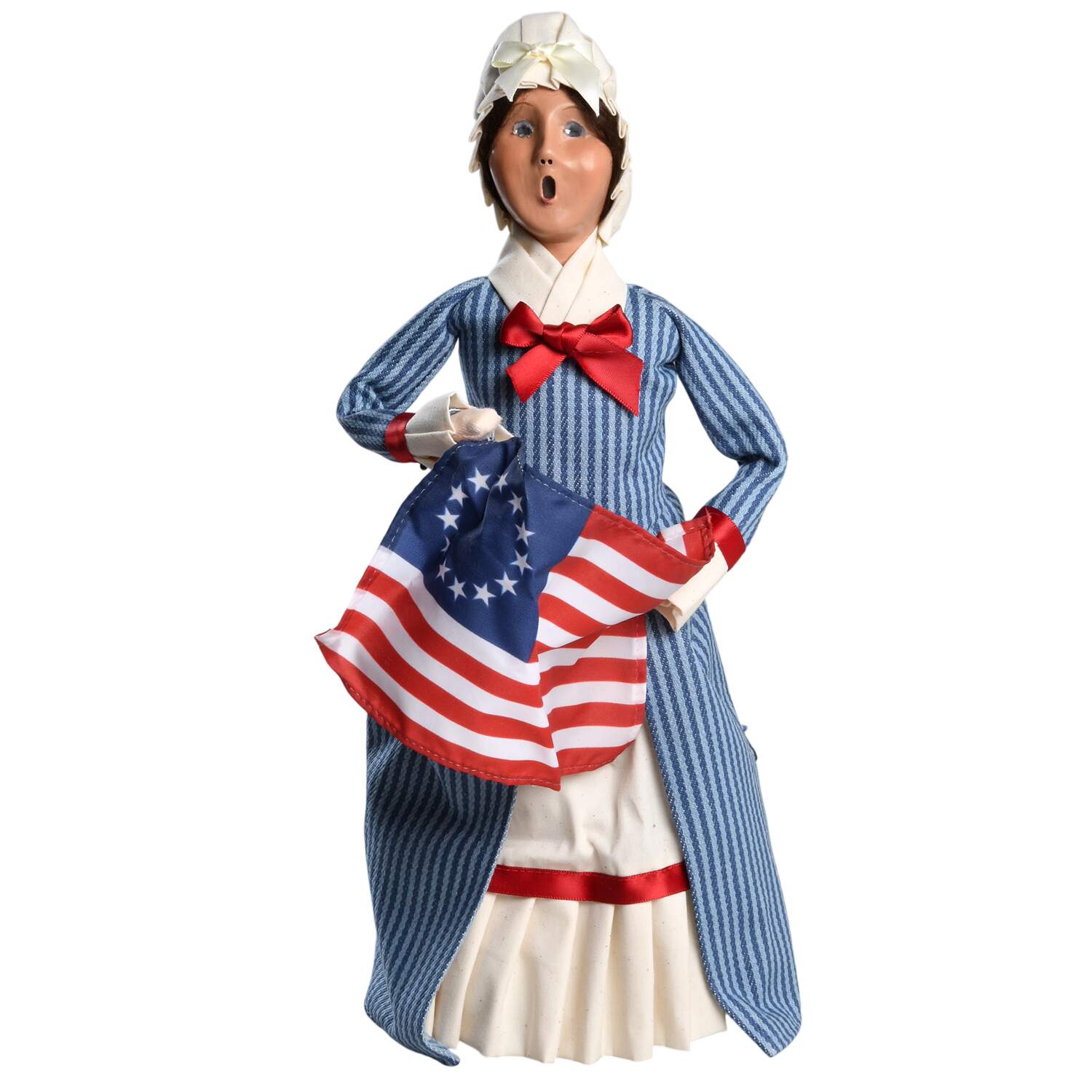 Historical Betsy Ross With Flag - No Box by Byers' Choice Ltd-1