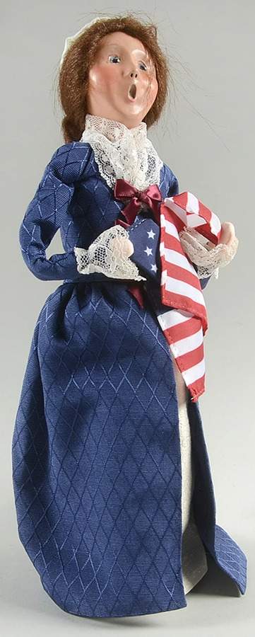 Historical Betsy Ross With Flag - No Box by Byers' Choice Ltd-1