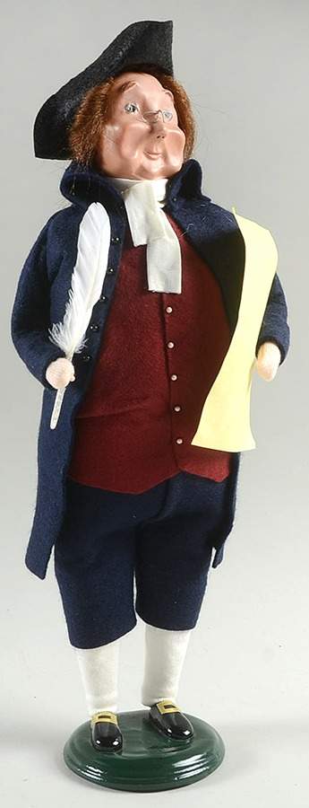 Historical Ben Franklin With Constitution - No Box by Byers' Choice Ltd-1
