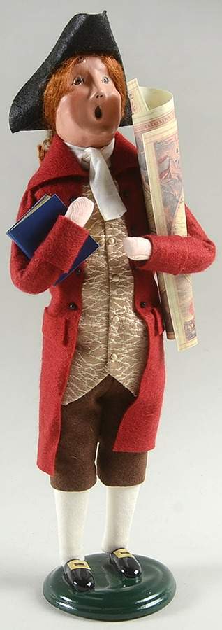 Historical Thomas Jefferson With Map & Book - No Box by Byers' Choice Ltd-1