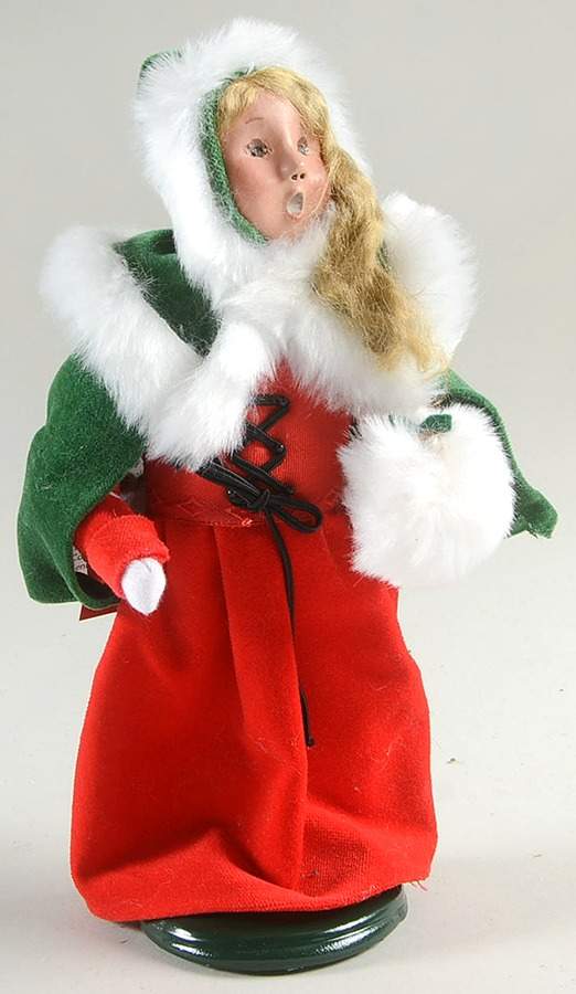 Carols of Christmas-Country Farm & Home Belle-Girl With Muff - No Box by Byers' Choice Ltd-1