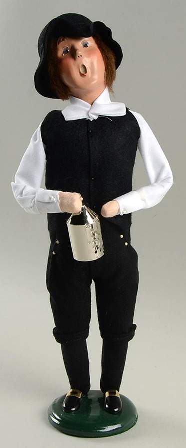 Old Salem-Salem Creek Moravian Man With Lantern - No Box by Byers' Choice Ltd-1