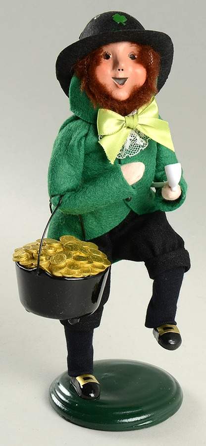 St Patrick's Day Leprechaun Dancing - No Box by Byers' Choice Ltd-1