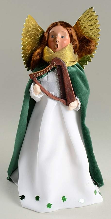 St Patrick's Day Irish Angel - No Box by Byers' Choice Ltd-1